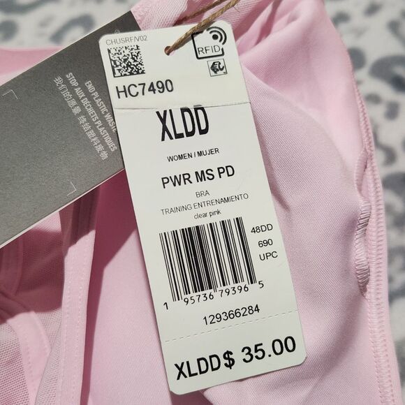 Under Armour Sports Bra Size XL D-DD Pink Medium support - Picture 8 of 13